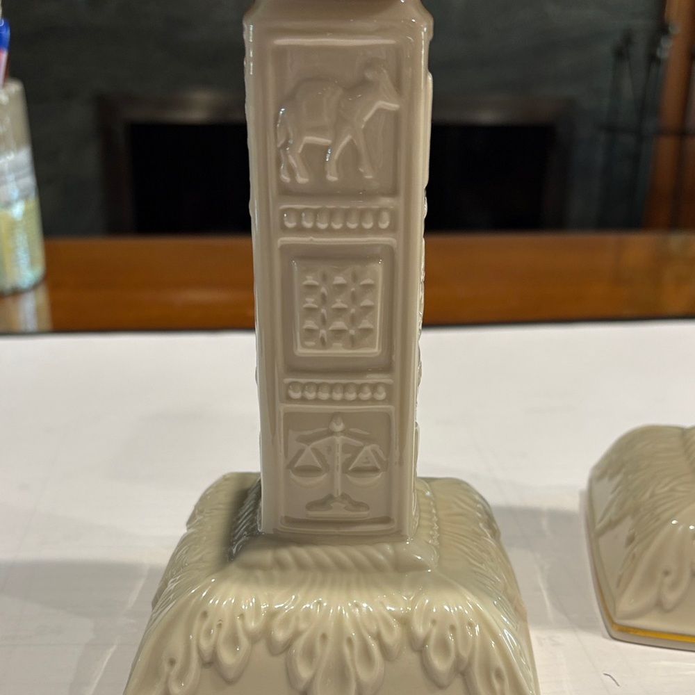 Lenox Cream and Gold Candlestick Holders - Picture 5 of 8
